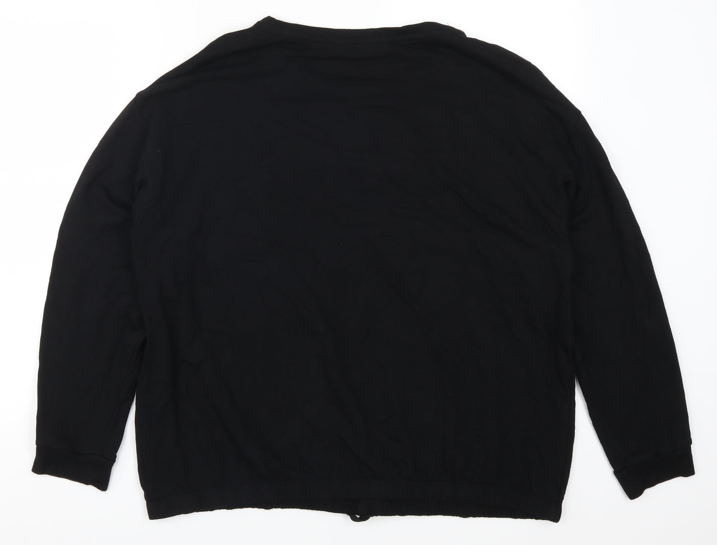F&F Womens Black   Pullover Sweatshirt Size 16