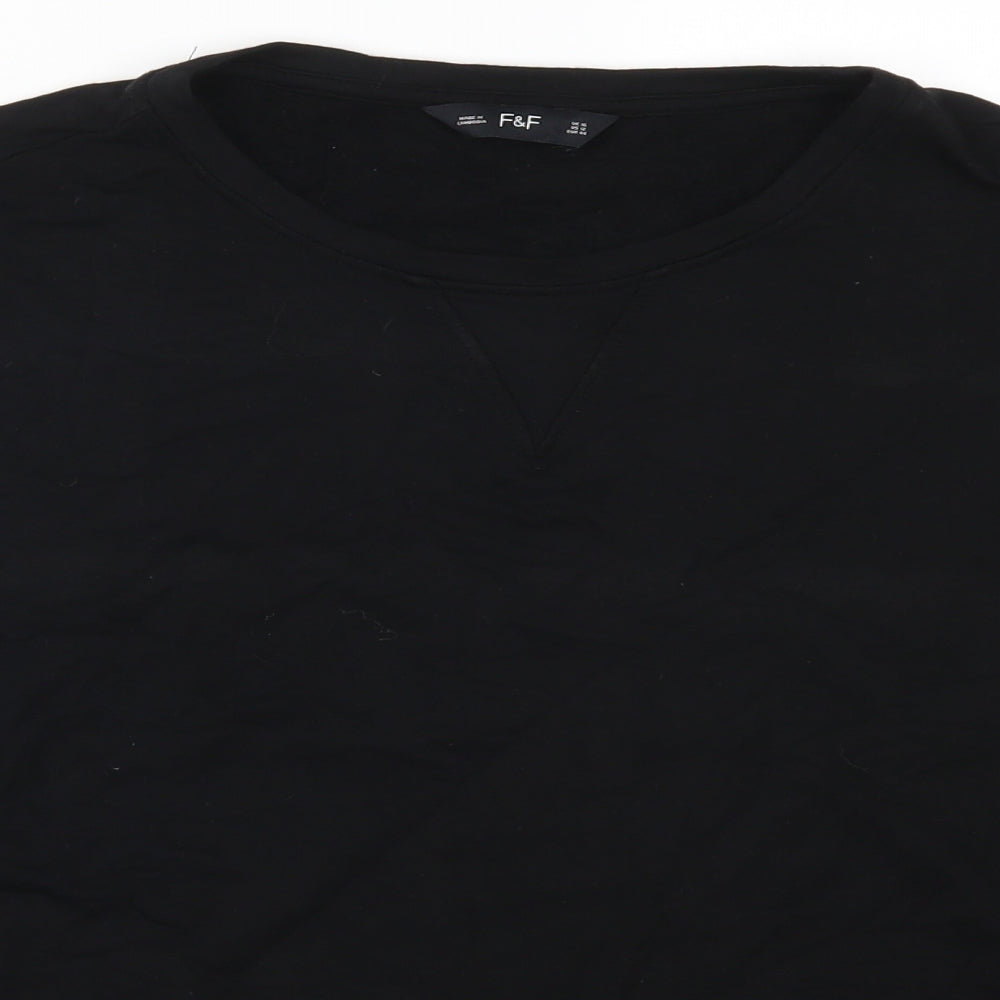F&F Womens Black   Pullover Sweatshirt Size 16