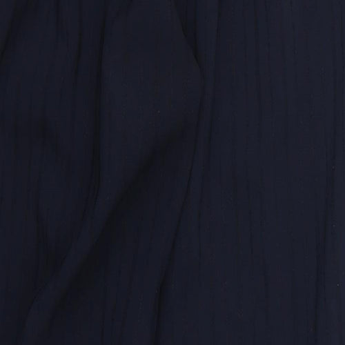 Preworn Womens Blue Striped  Trousers  Size 32 in L26 in