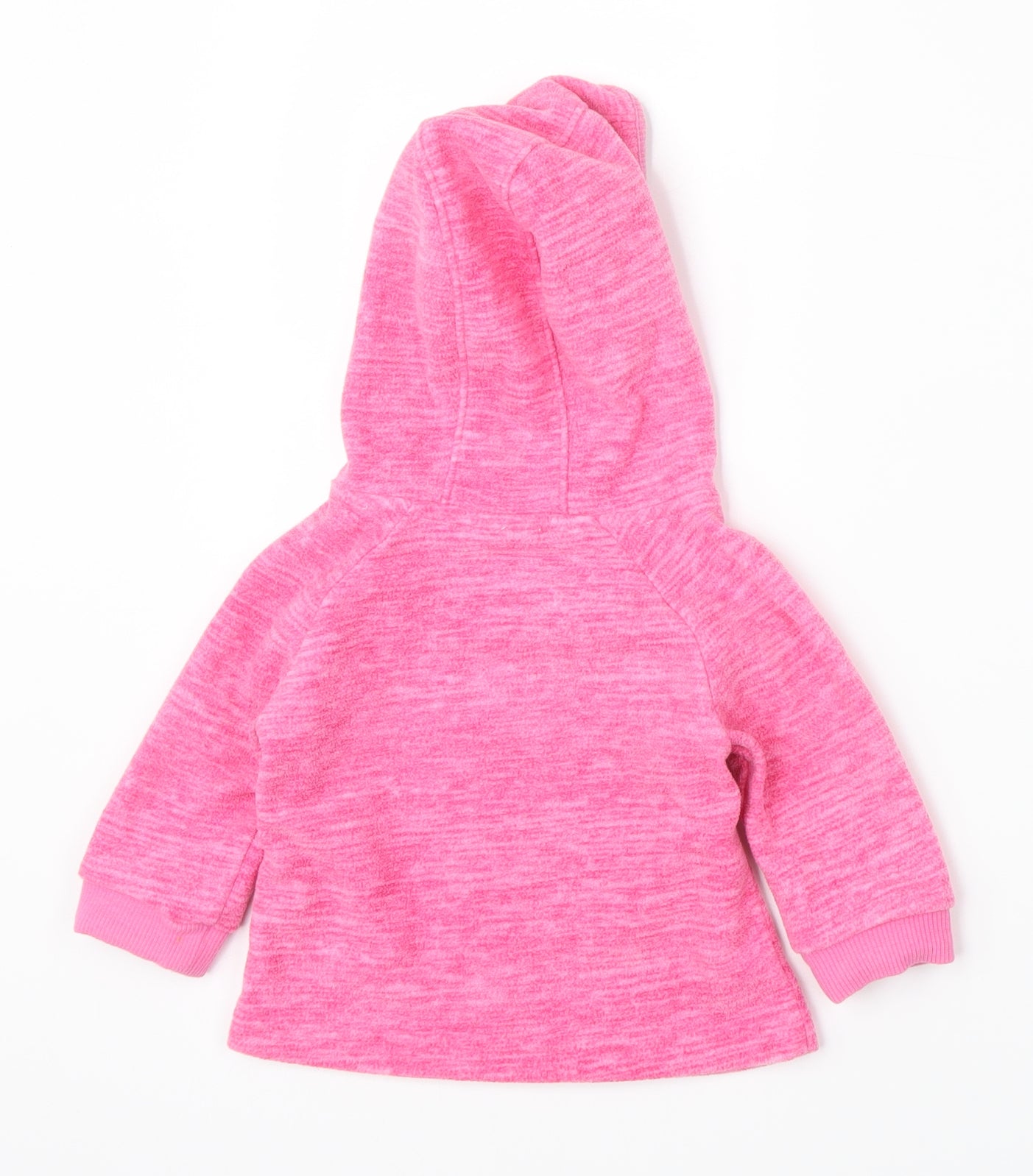 NEXT Girls Pink   Pullover Jumper Size 6-9 Months  - Rabbit Fox Dog