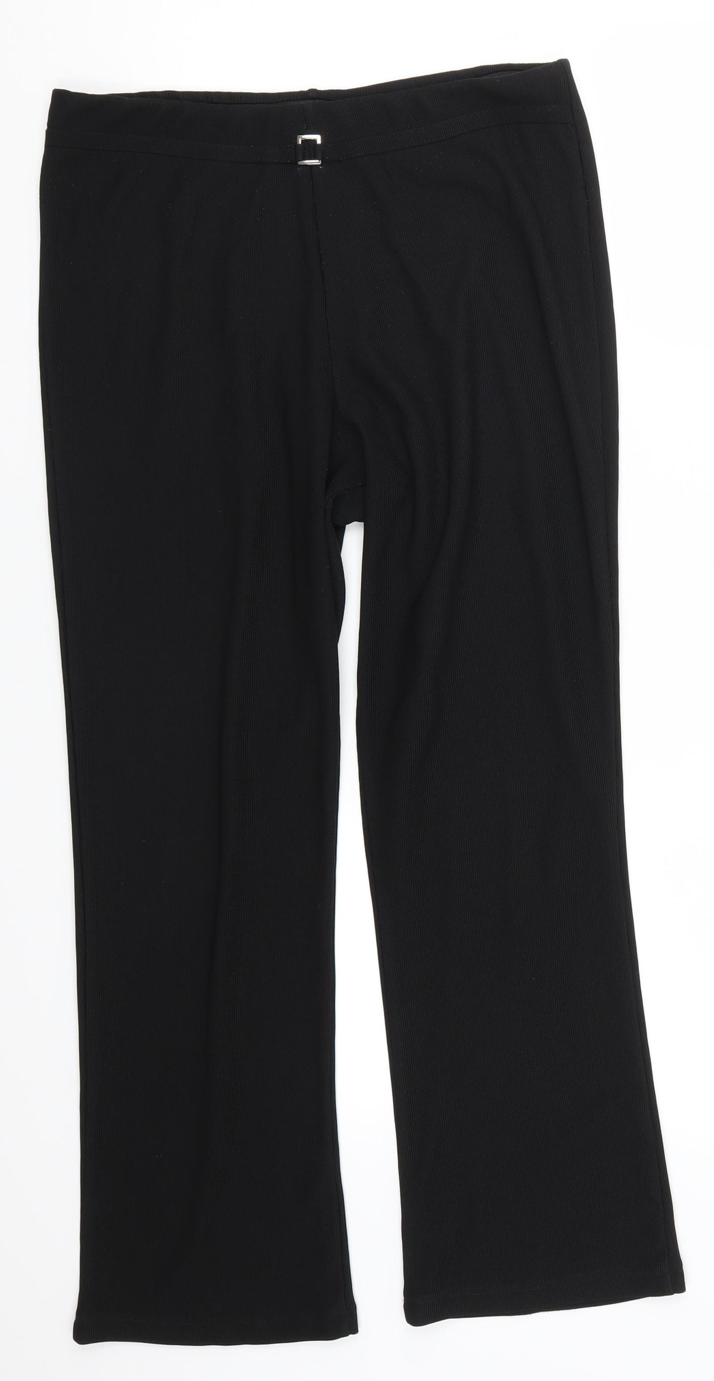 Blue Jack Womens Black   Trousers  Size 14 L26 in