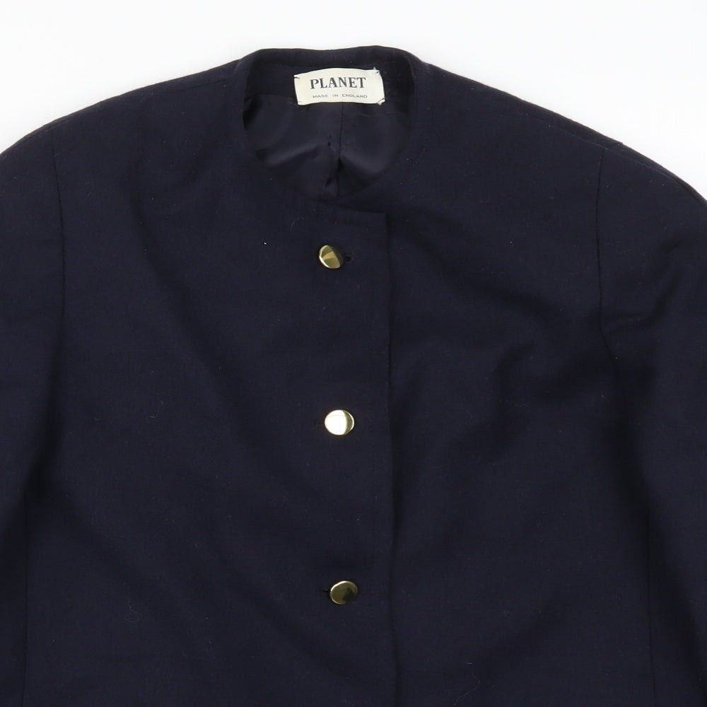 Planet Womens Blue   Jacket Coat Size 14