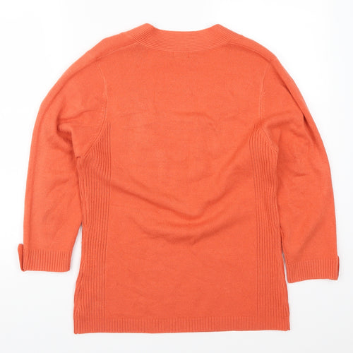 Filati Womens Orange   Pullover Jumper Size M