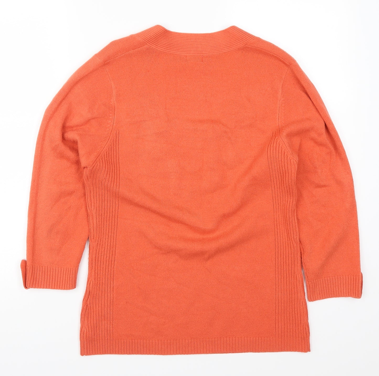 Filati Womens Orange   Pullover Jumper Size M