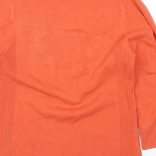 Filati Womens Orange   Pullover Jumper Size M