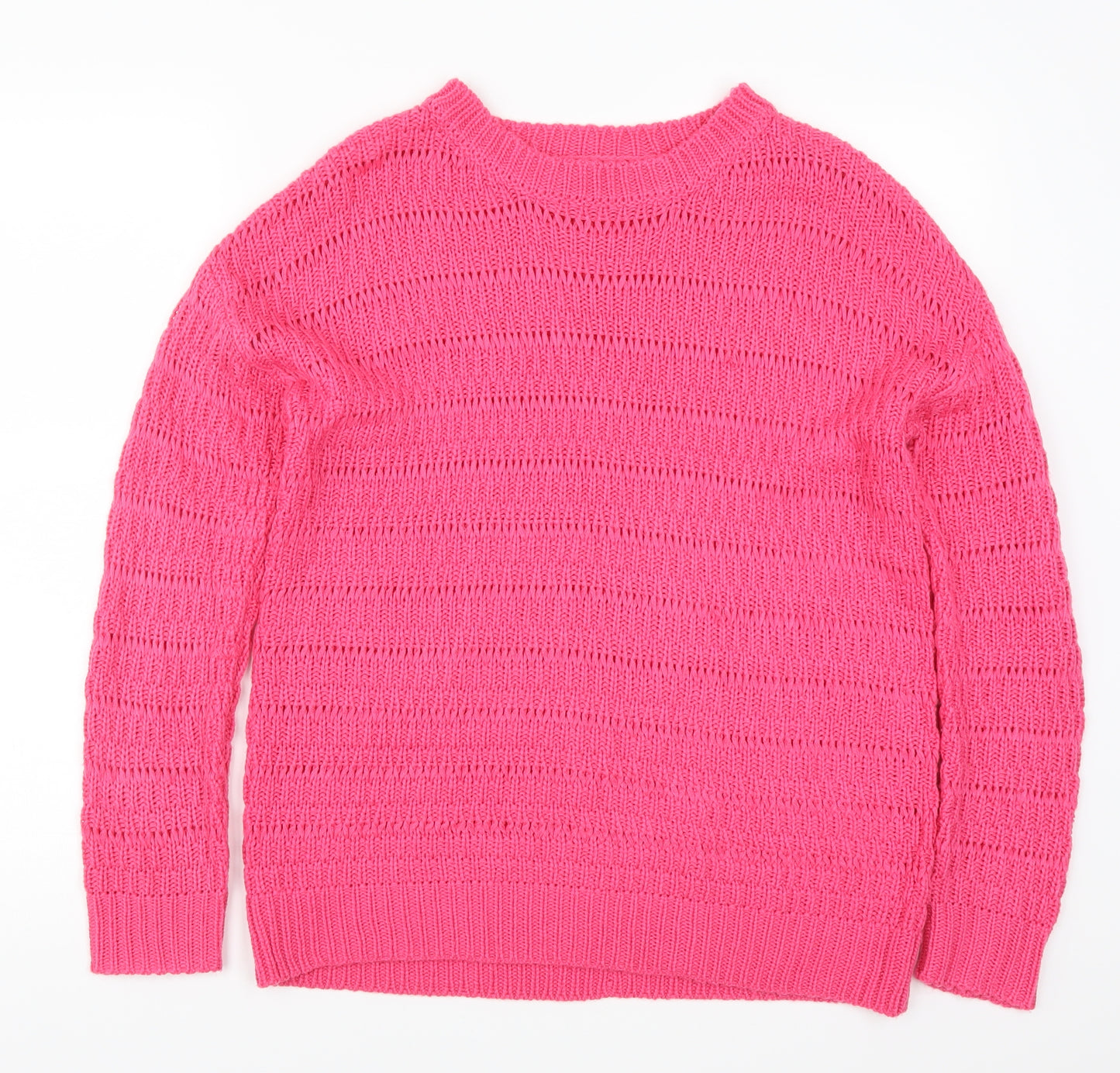 Papaya Womens Pink  Knit Pullover Jumper Size M