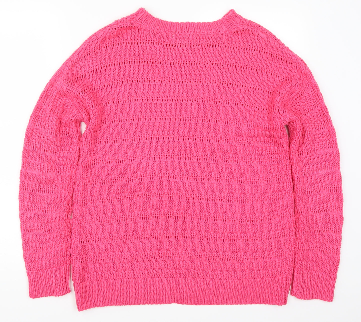 Papaya Womens Pink  Knit Pullover Jumper Size M