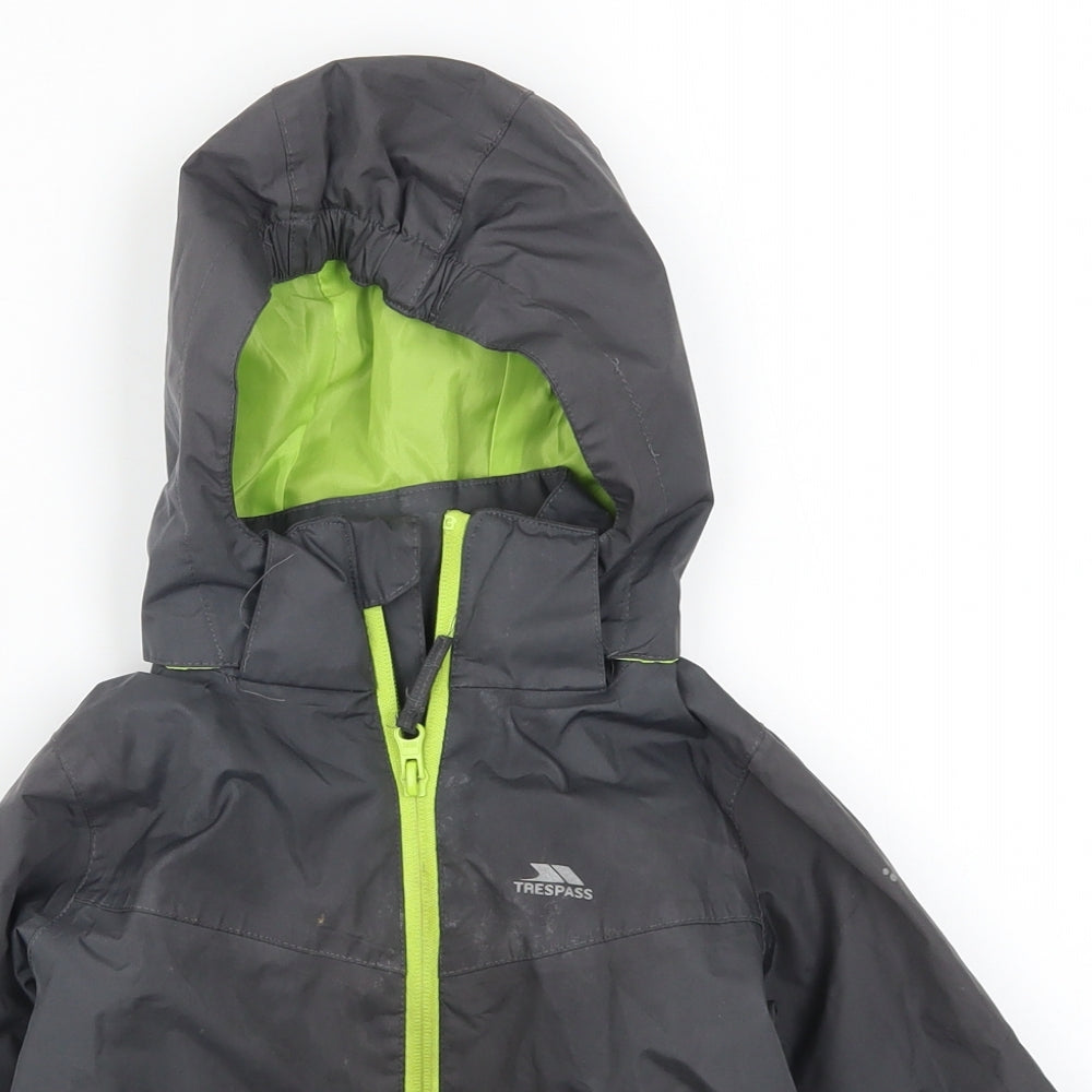 Trespass Boys Grey   Basic Coat Coat Size 2-3 Years