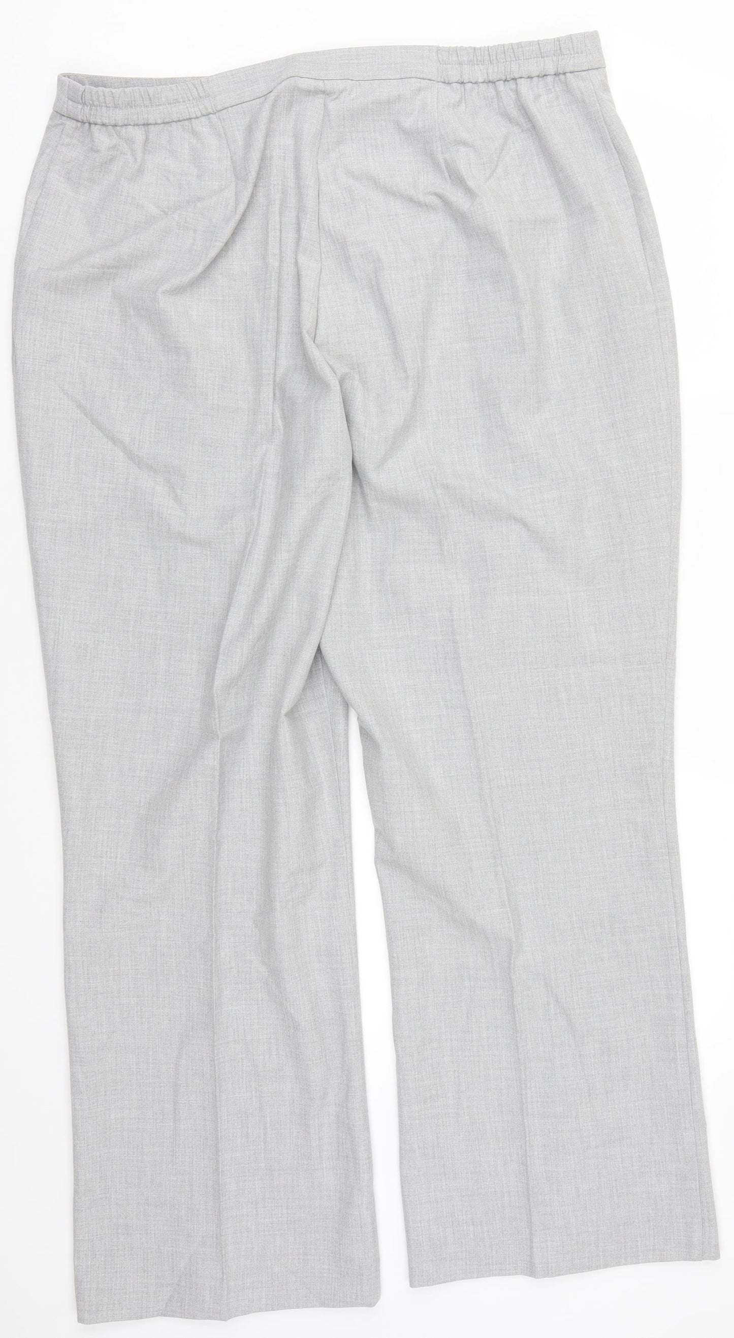 Agenda Womens Grey   Trousers  Size 22 L30 in