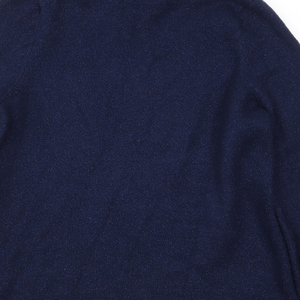 M&Co Womens Blue   Pullover Jumper Size 14