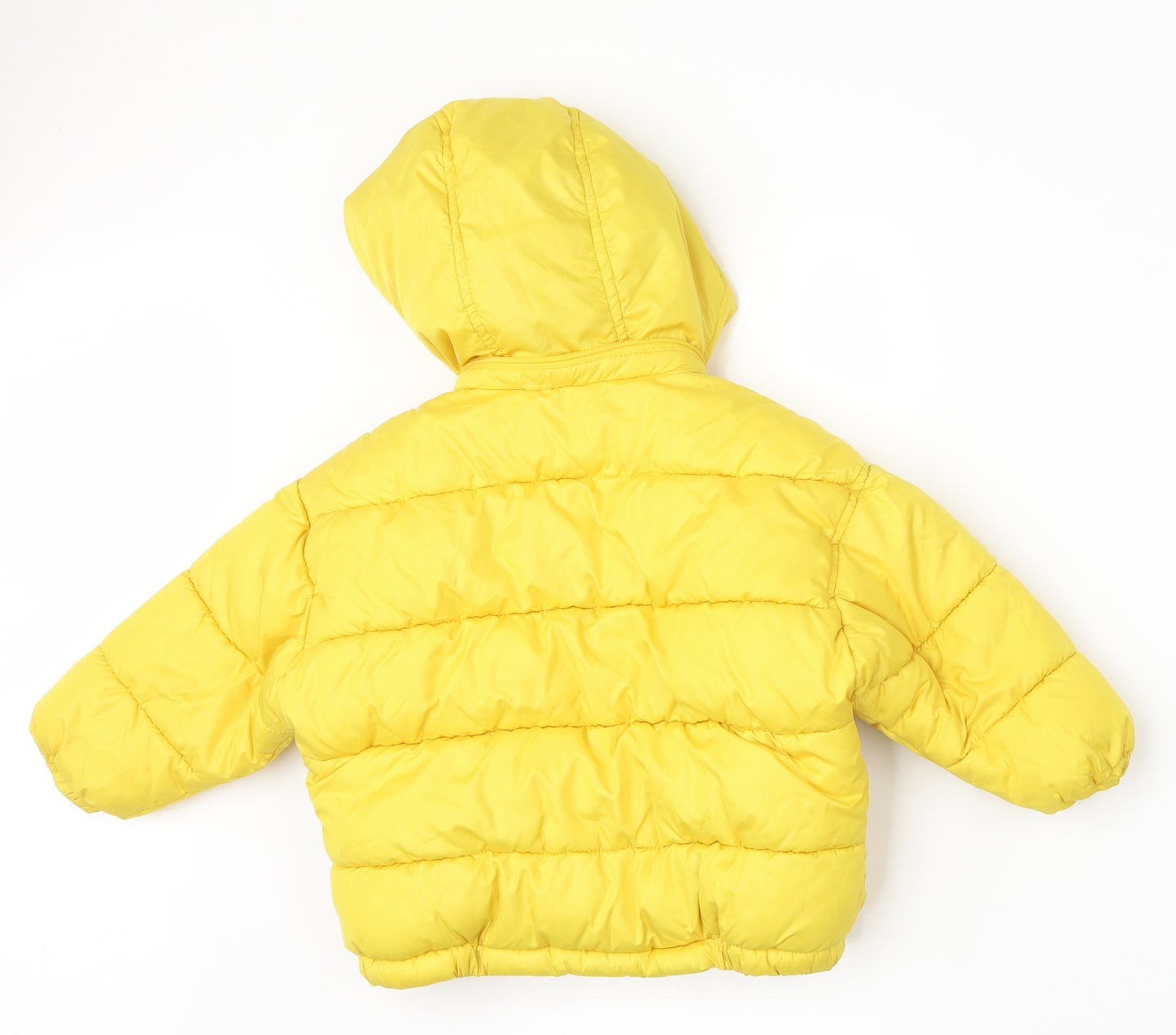NEXT Girls Yellow   Basic Coat Coat Size 4 Years