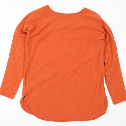 Cynthia Rowley Womens Orange   Pullover Jumper Size XL