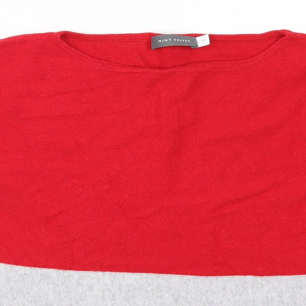 Mint Velvet Womens Red   Pullover Jumper Size XS  - Colour Block