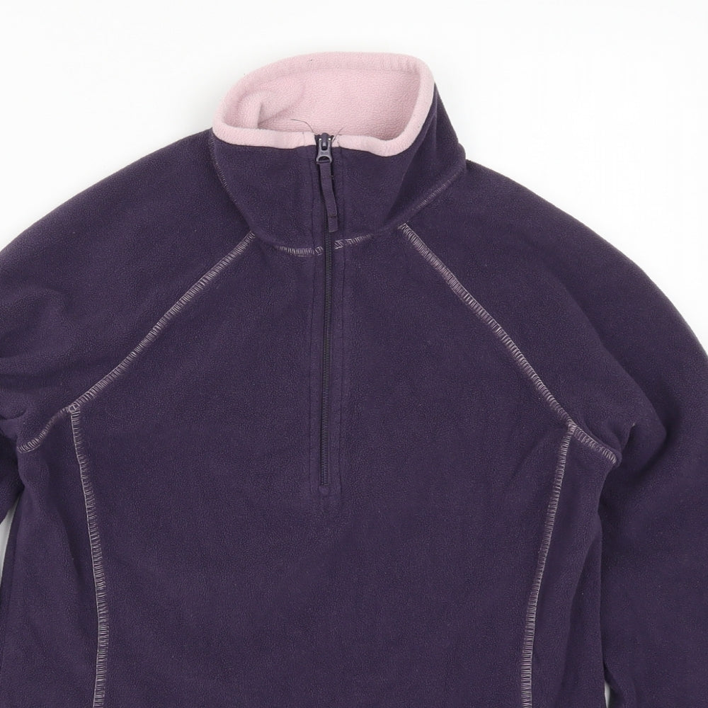 Mountain Warehouse Womens Purple  Fleece Jacket  Size 8