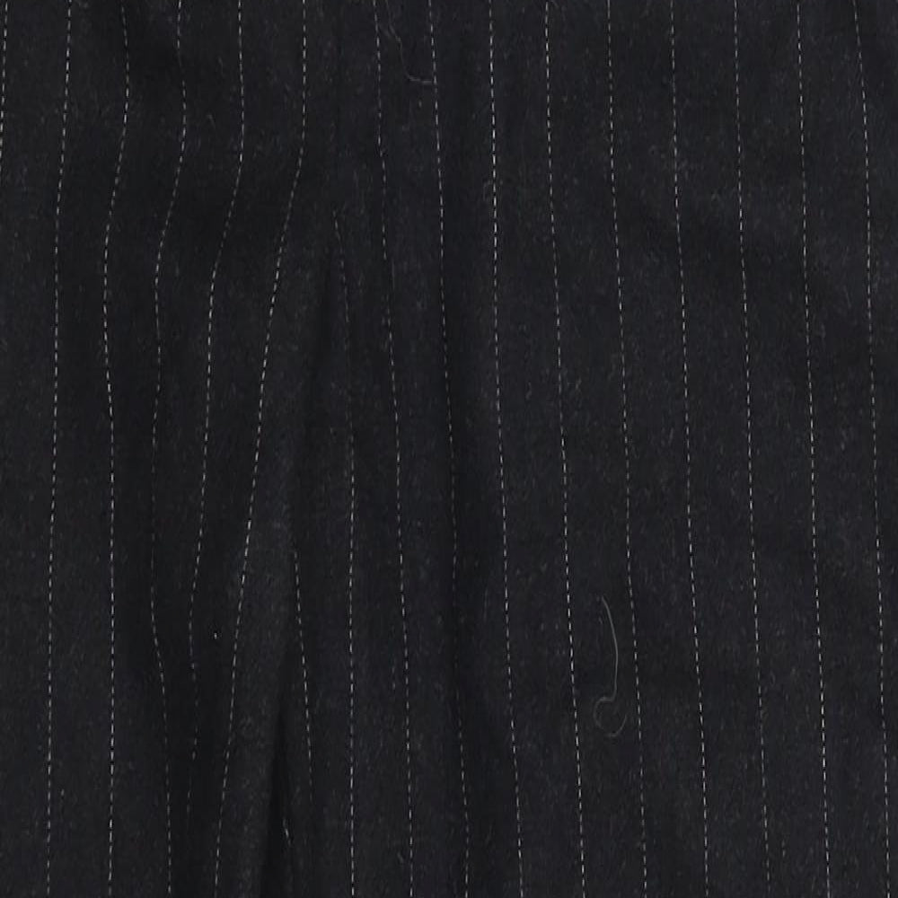 Preworn Womens Grey Striped  Trousers  Size 10 L26 in