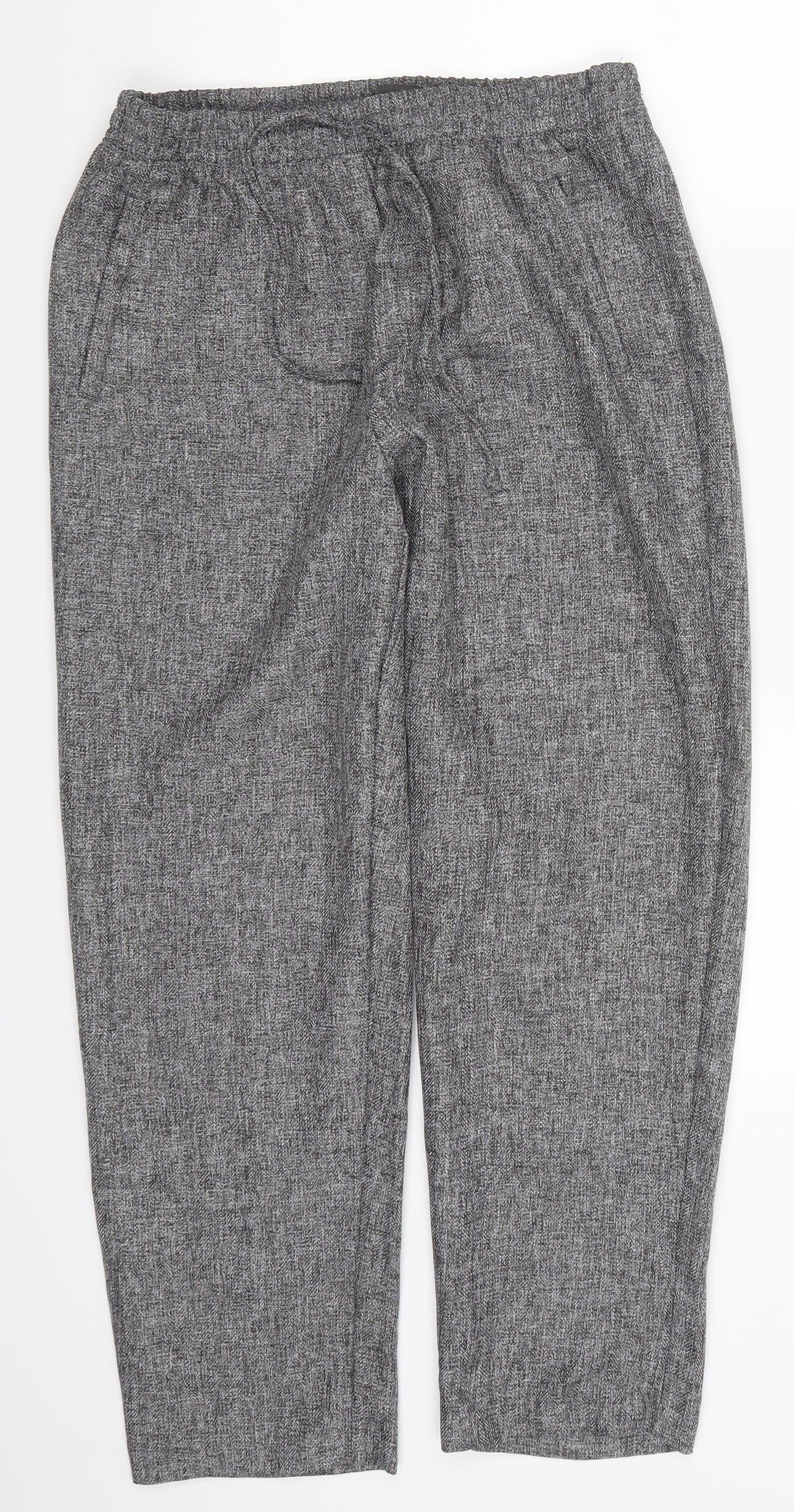 Primark Womens Grey   Trousers  Size 12 L26 in