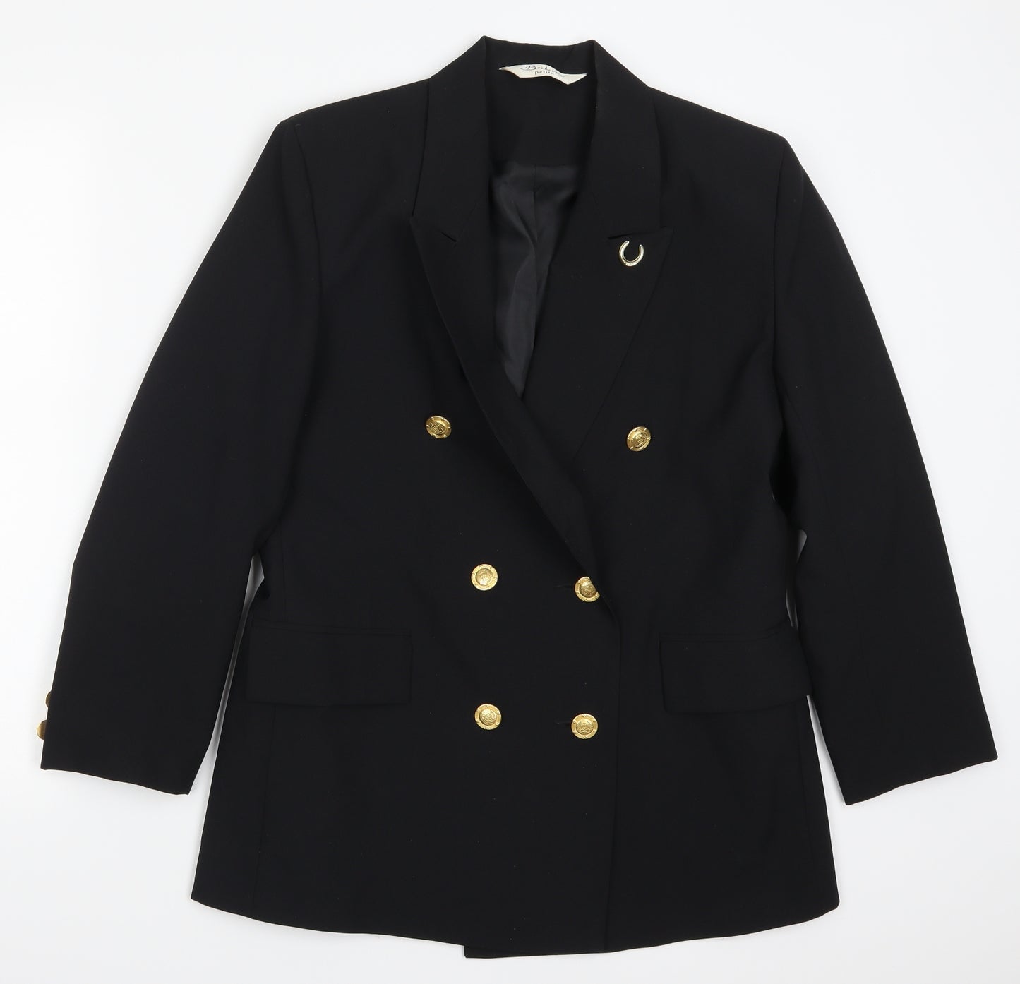 Berkertex Womens Black   Jacket Suit Jacket Size 14