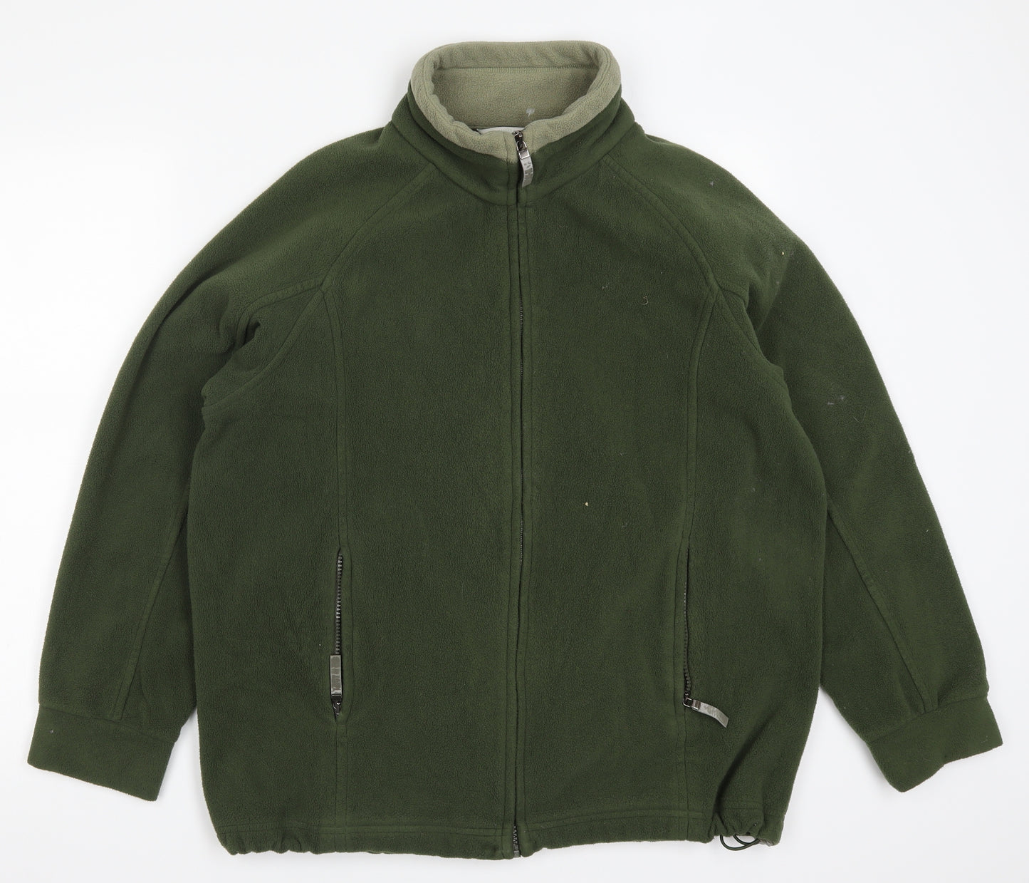 Marks and Spencer Womens Green  Fleece Jacket  Size 14