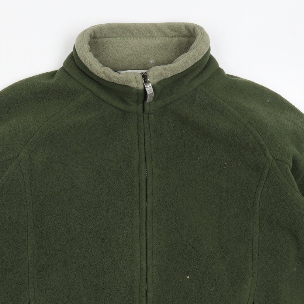 Marks and Spencer Womens Green  Fleece Jacket  Size 14
