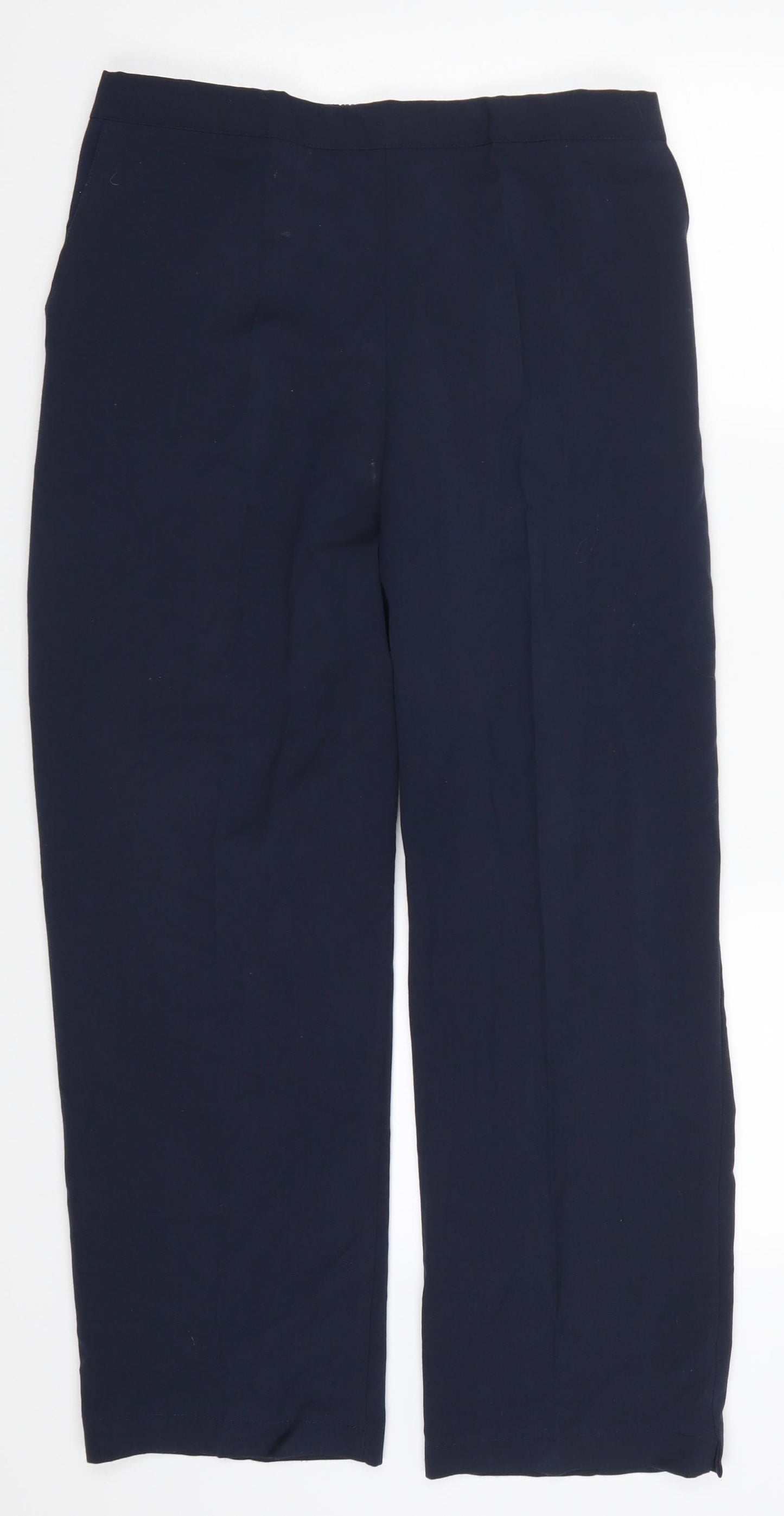 Preworn Womens Blue   Trousers  Size 32 in L26.5 in