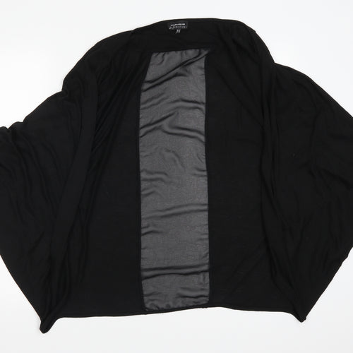 Warehouse Womens Black   Shrug Jumper Size 18