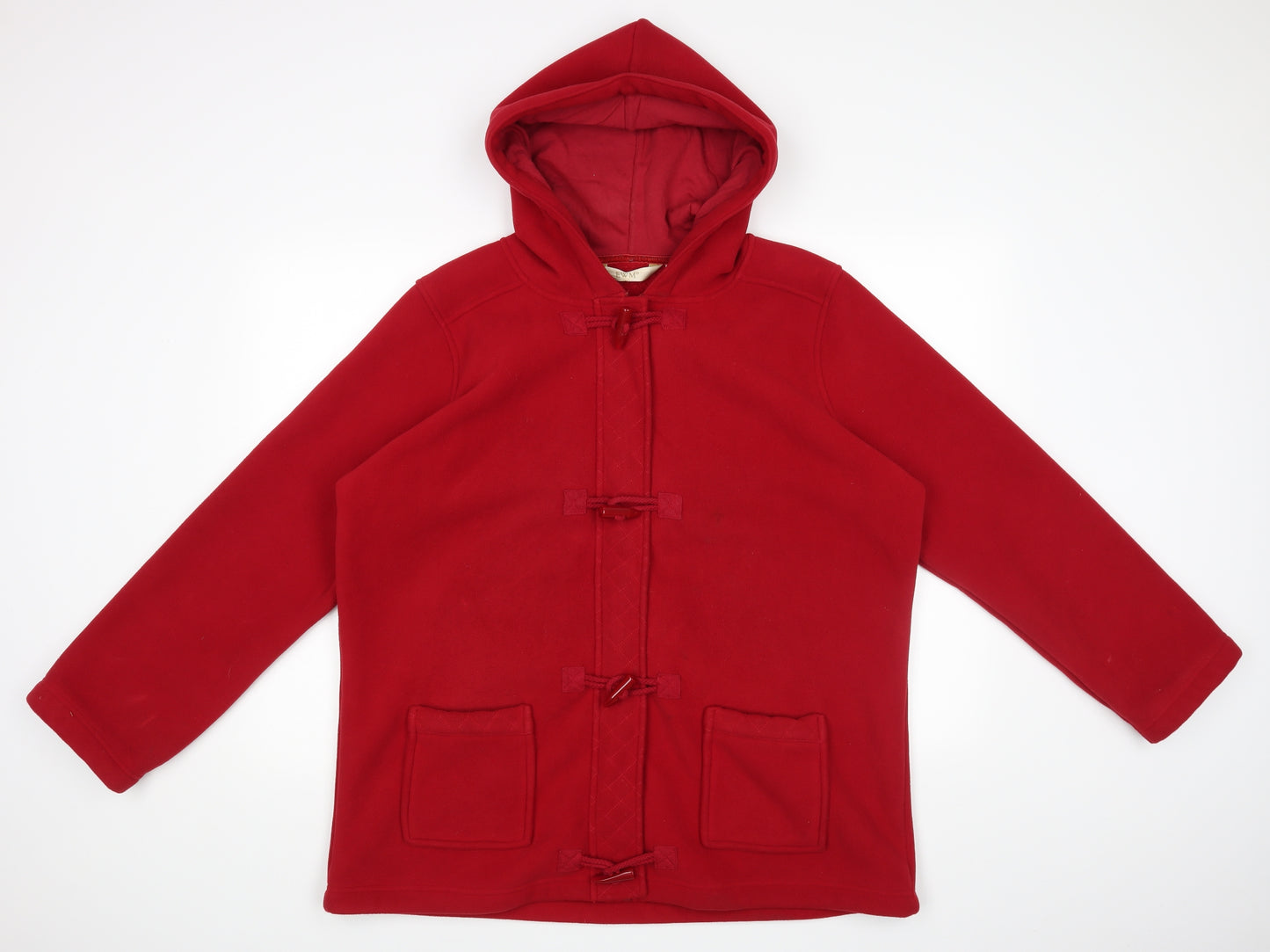 EWM Womens Red   Overcoat Coat Size 20