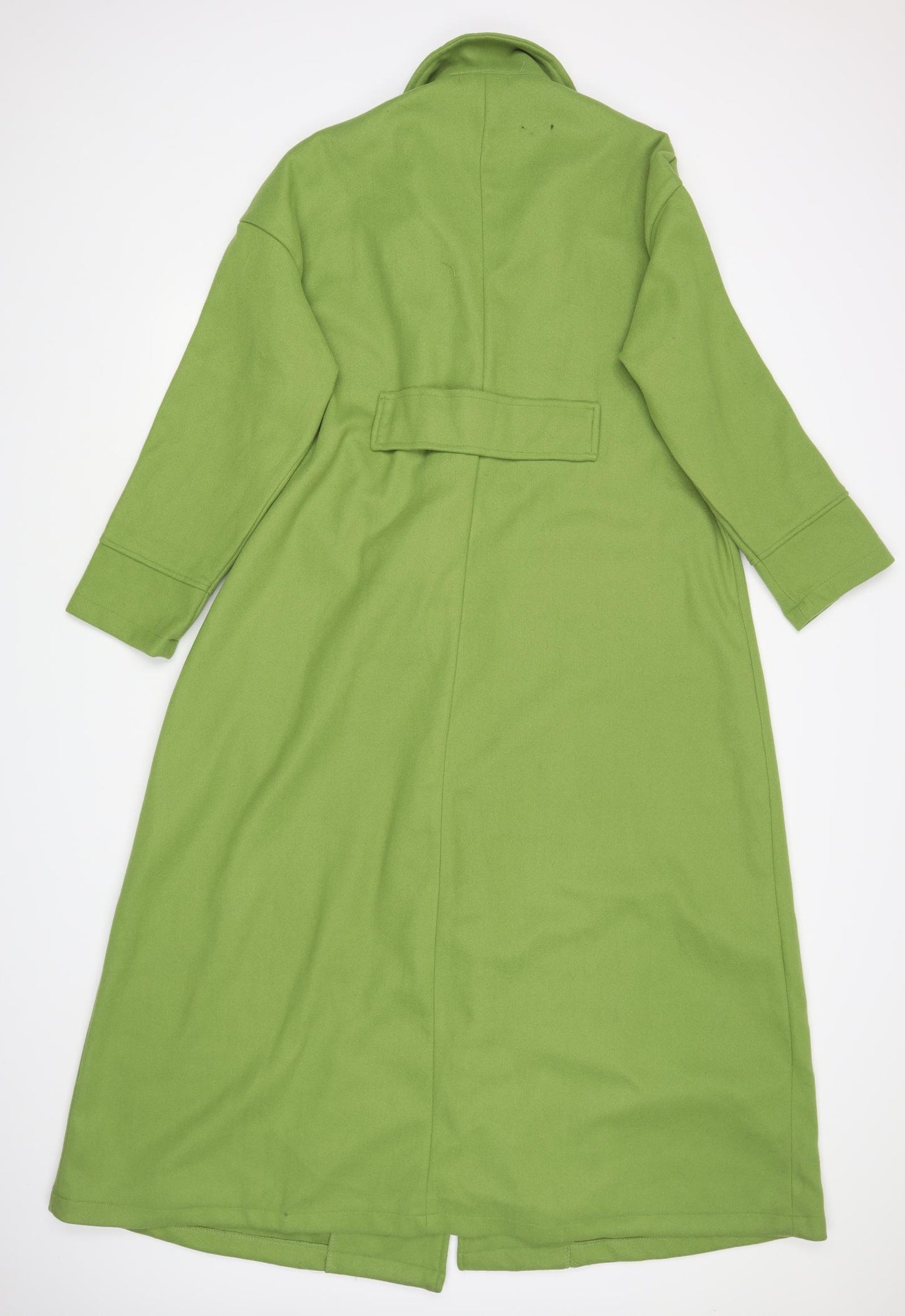 Miss Look Womens Green   Overcoat Coat Size 2XL