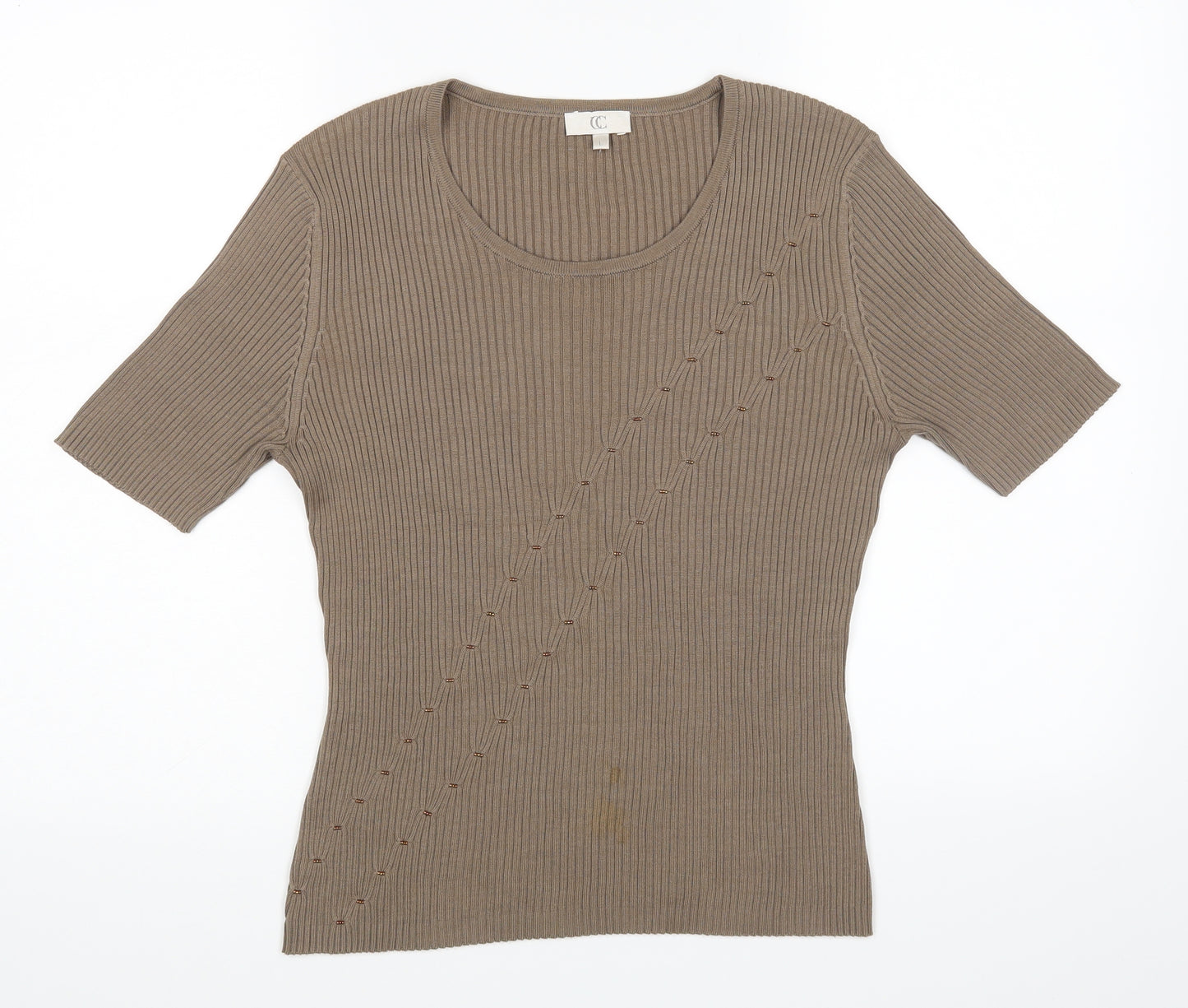 CC Womens Brown   Basic T-Shirt Size L