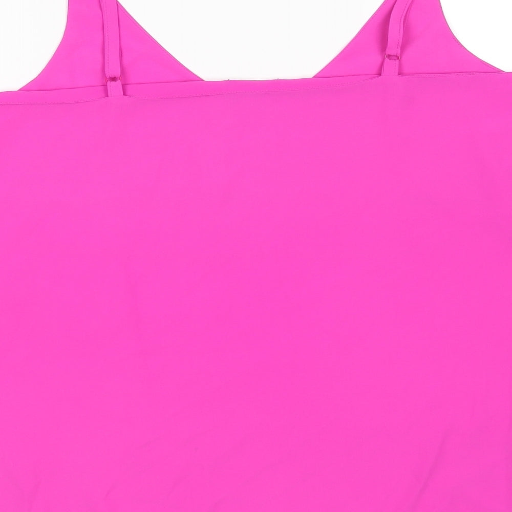 F&F Womens Pink   Basic Tank Size 22
