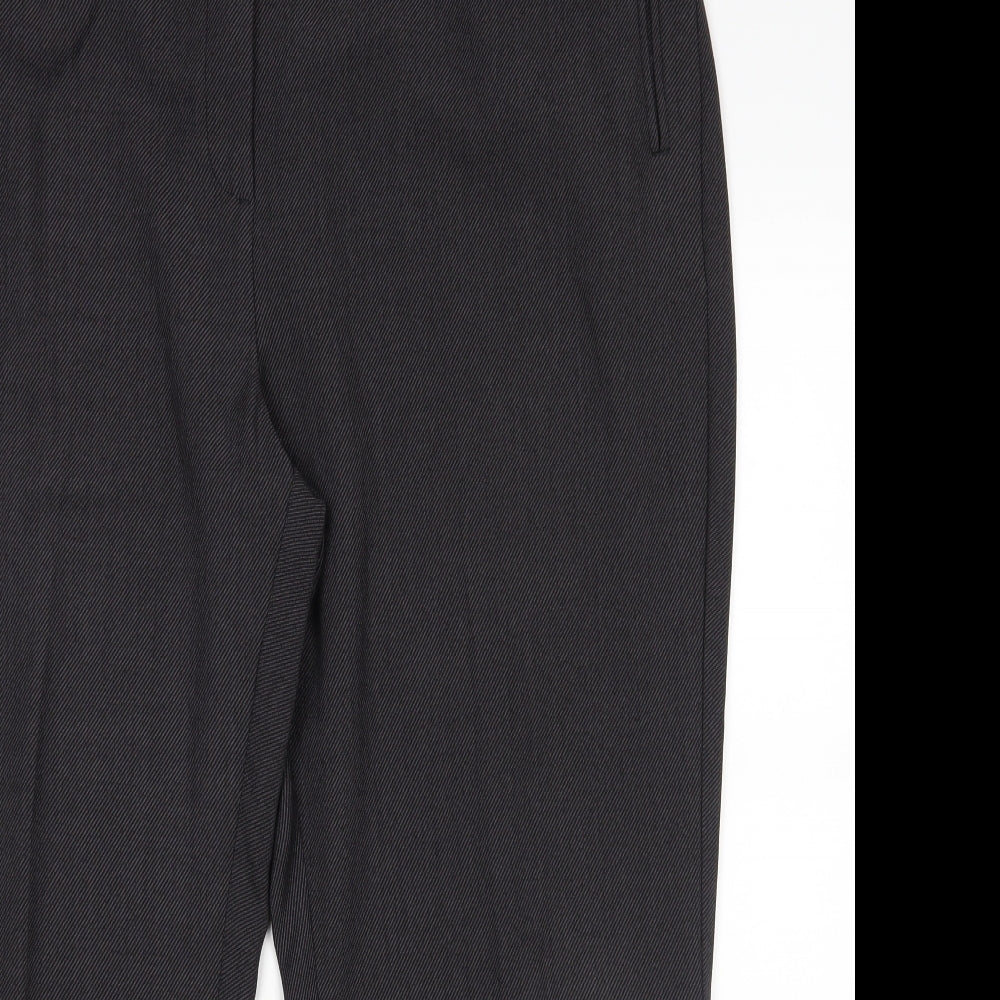 M&S Womens Grey   Trousers  Size 22 L26.5 in