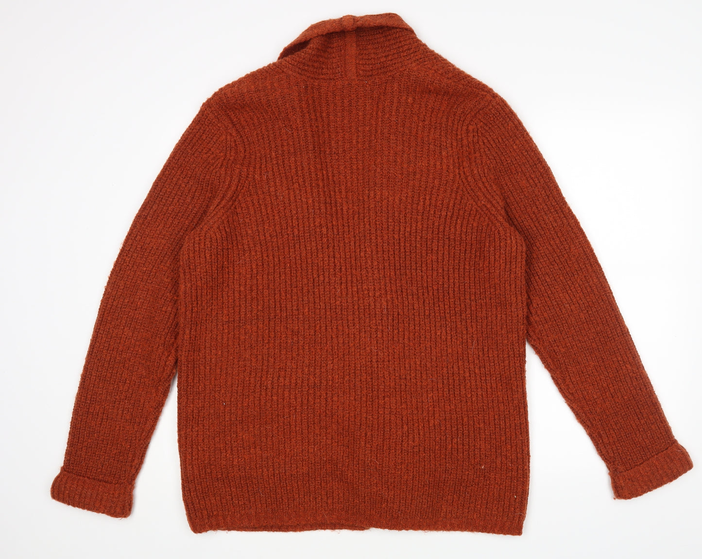 M&S Womens Orange   Wrap Jumper Size 18