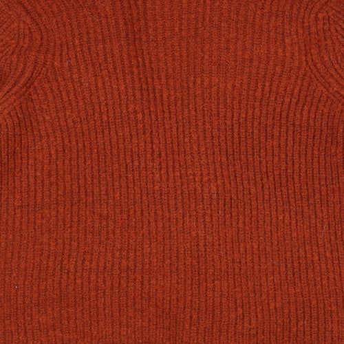 M&S Womens Orange   Wrap Jumper Size 18
