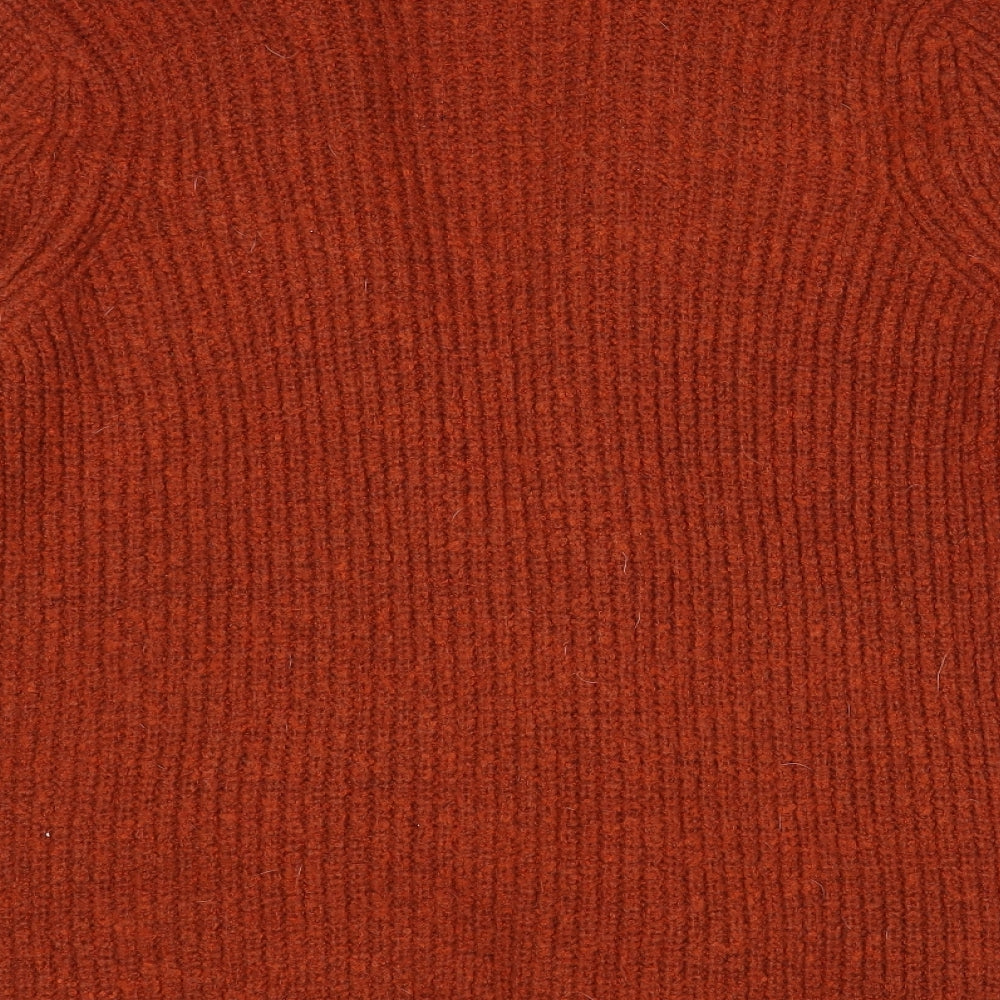 M&S Womens Orange   Wrap Jumper Size 18