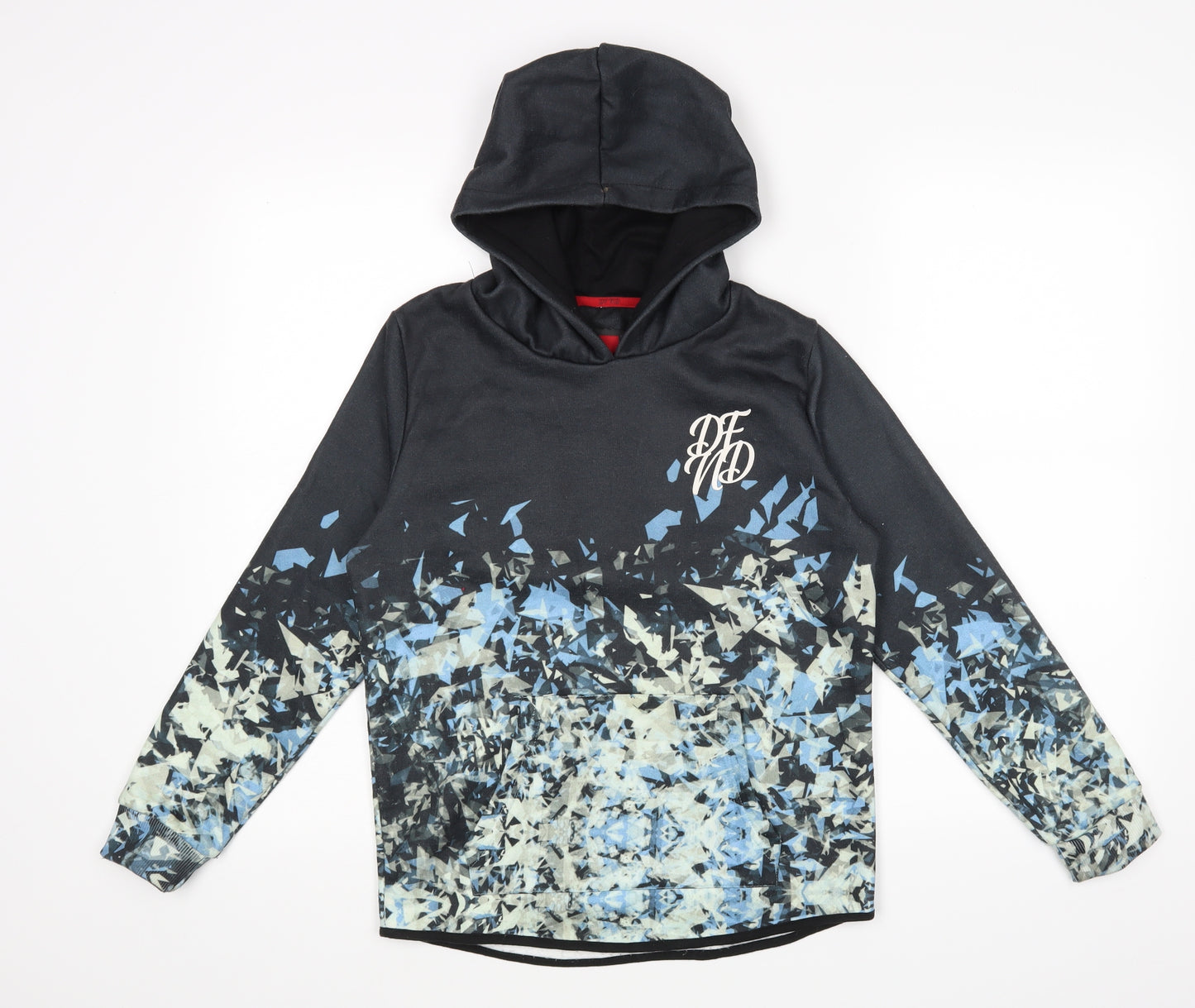 DFND Boys Black   Pullover Hoodie Size 13-14 Years
