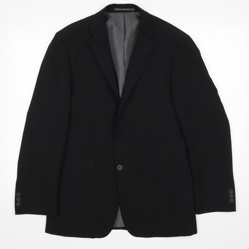 George Mens Black   Jacket Blazer Size S