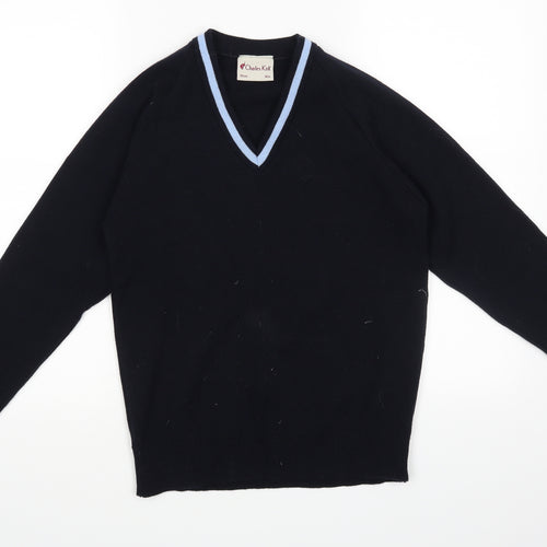 Charles Kirk Mens Blue   Pullover Jumper Size S
