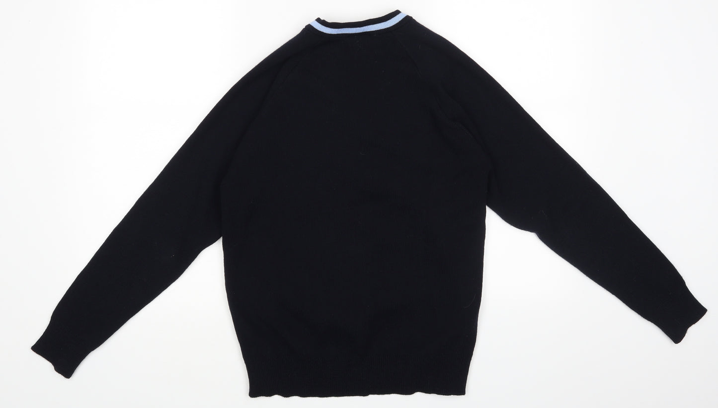 Charles Kirk Mens Blue   Pullover Jumper Size S