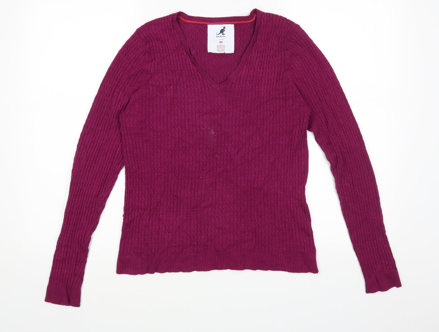 Kangol Womens Purple   Pullover Jumper Size 10