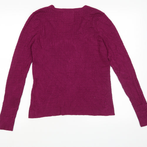 Kangol Womens Purple   Pullover Jumper Size 10