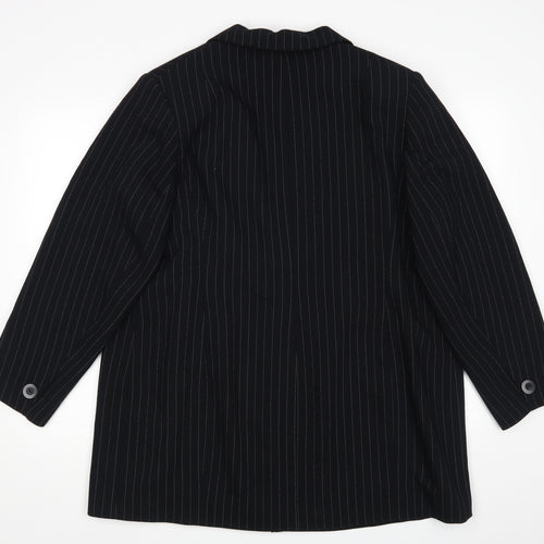 Profile Womens Black   Jacket Blazer Size 18