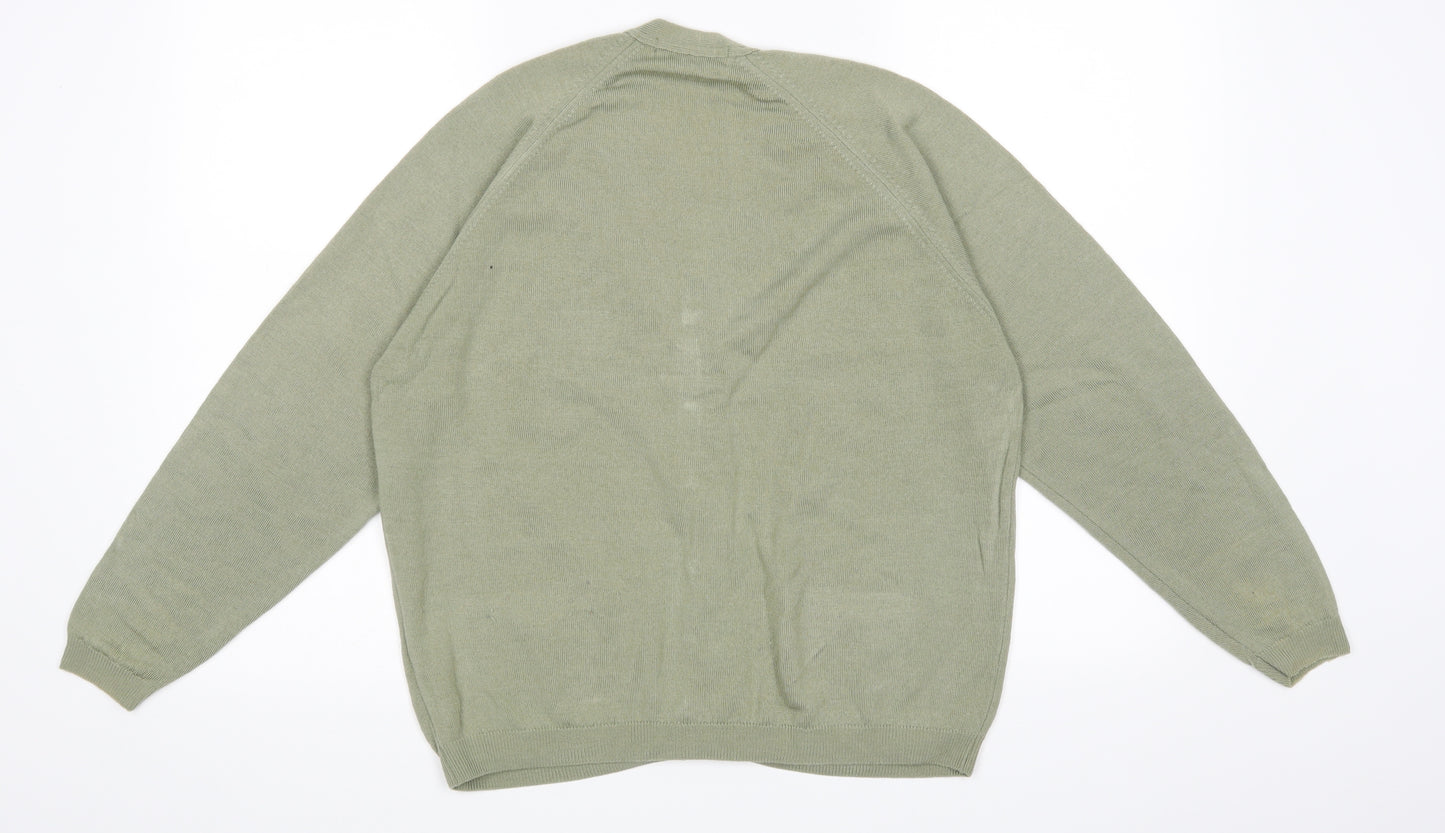 EWM Womens Green   Cardigan Jumper Size M
