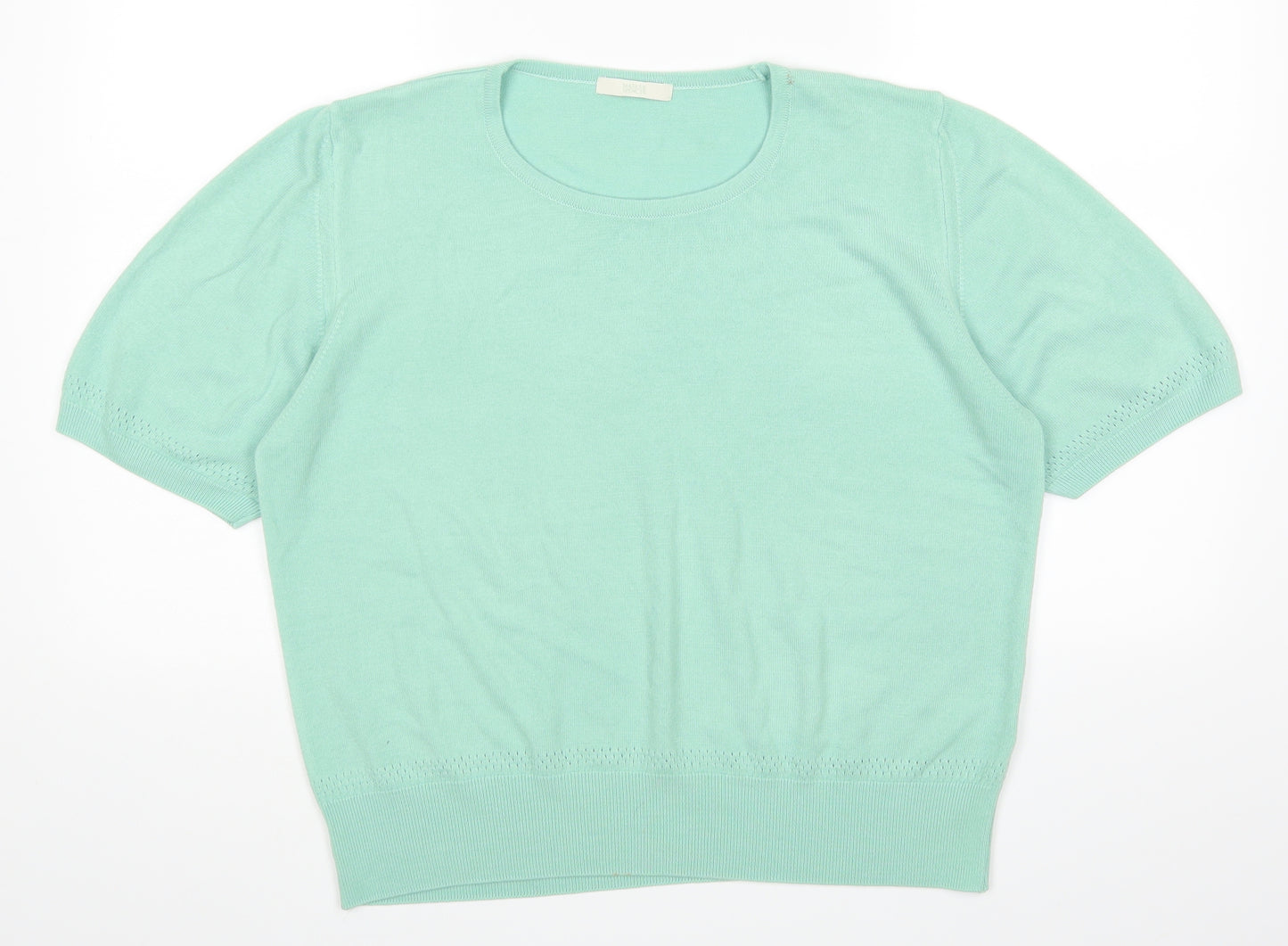 M&S Womens Green   Basic T-Shirt Size 22