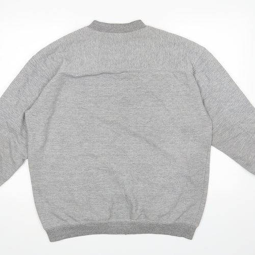 Colourways Mens Grey   Full Zip Jumper Size M