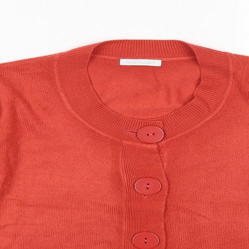 Matalan Womens Red   Cardigan Jumper Size 12