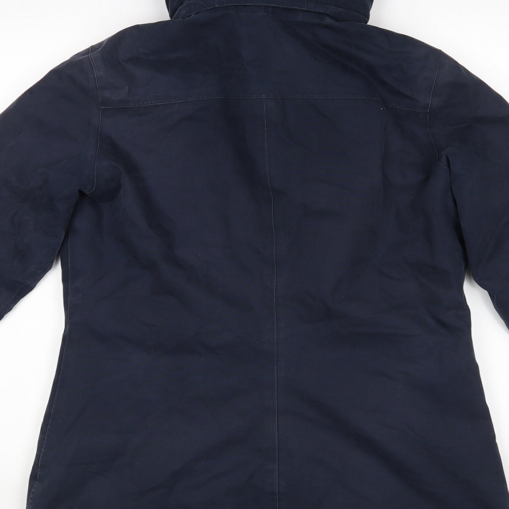 Ayacucho Womens Blue   Overcoat Coat Size M