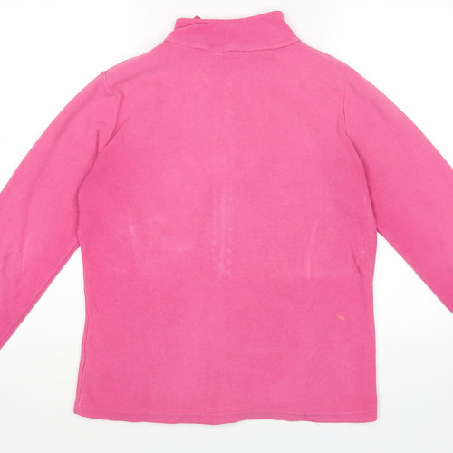 F&F Womens Pink   Full Zip Jumper Size 14
