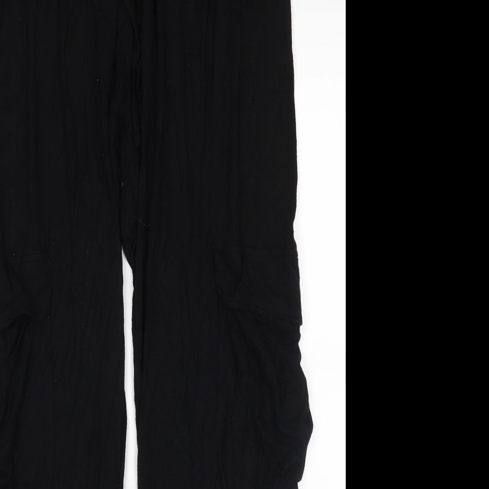 Asquith Womens Black   Trousers  Size L L30 in
