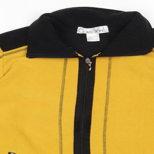 Collection Womens Yellow   Full Zip Jumper Size 10