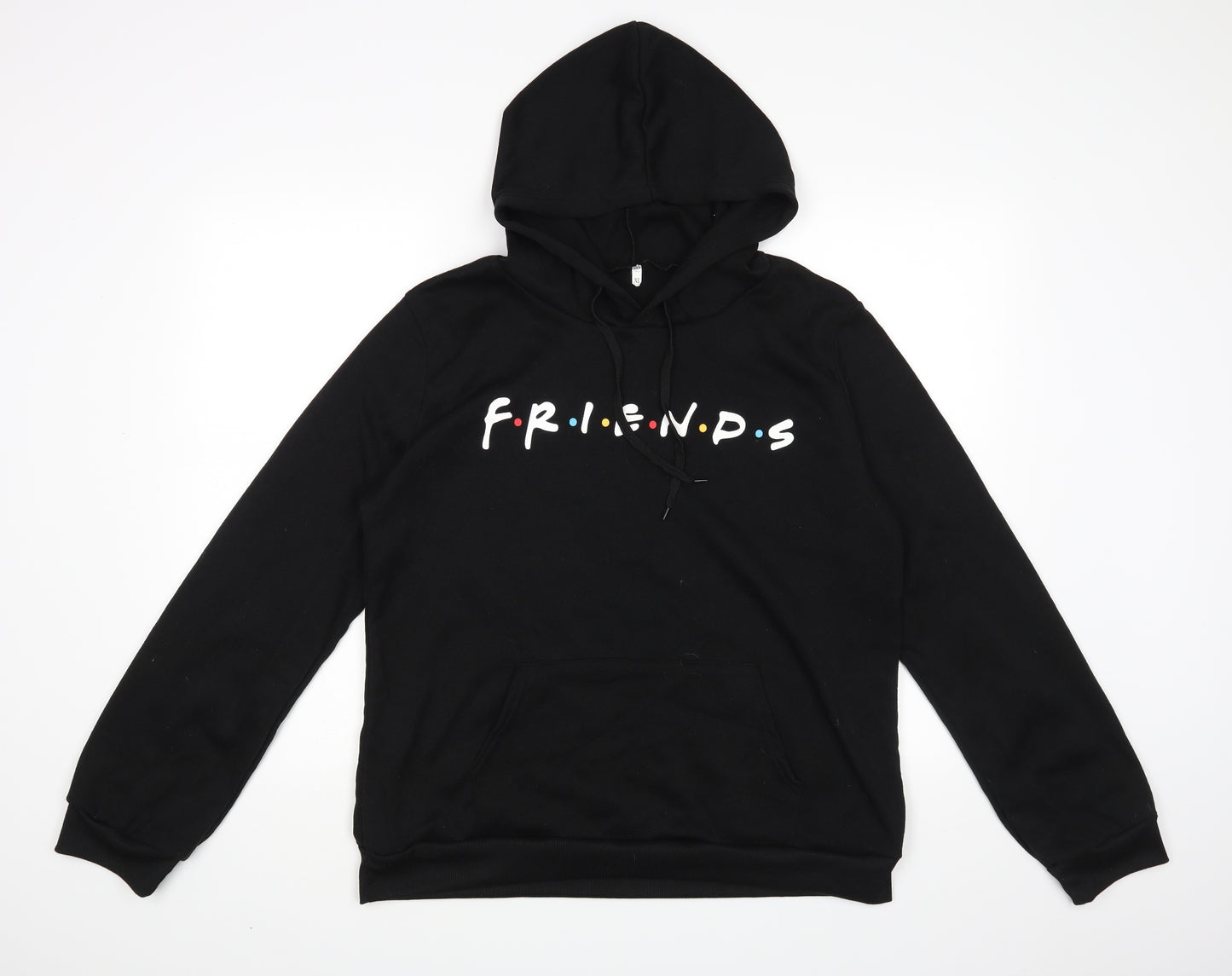 Preworn Mens Black   Pullover Hoodie Size XL  - Friends