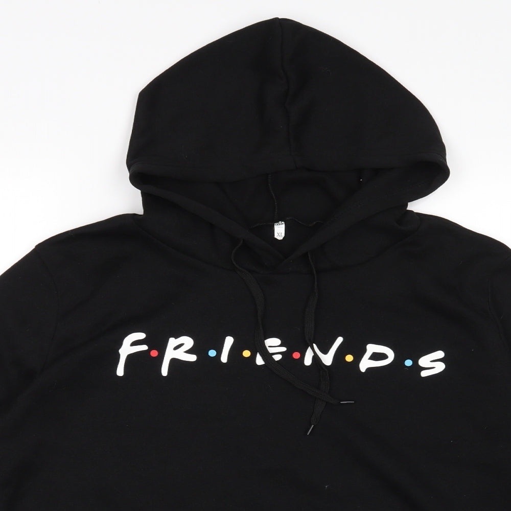 Preworn Mens Black   Pullover Hoodie Size XL  - Friends
